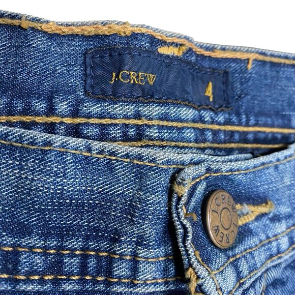 Vtg J Crew Jeans Womens Size 4 (30x33) Bootcut Denim Mid Rise Deadstock Y2K NWT - Picture 8 of 12